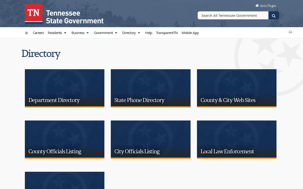 Cookeville people directories Tennessee government directory hub